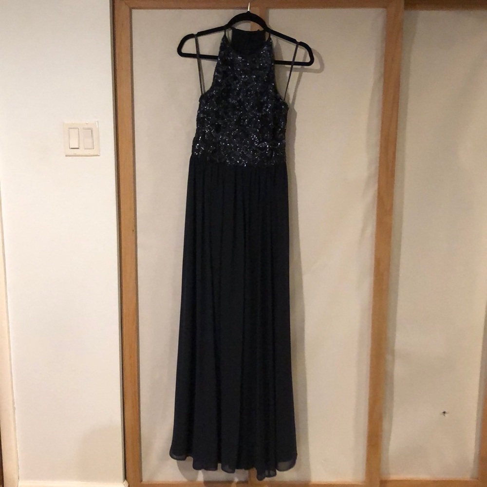 Vera Wang Macy Sequin Forma Dress